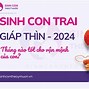 Tháng Sinh Con Trai Năm 2024